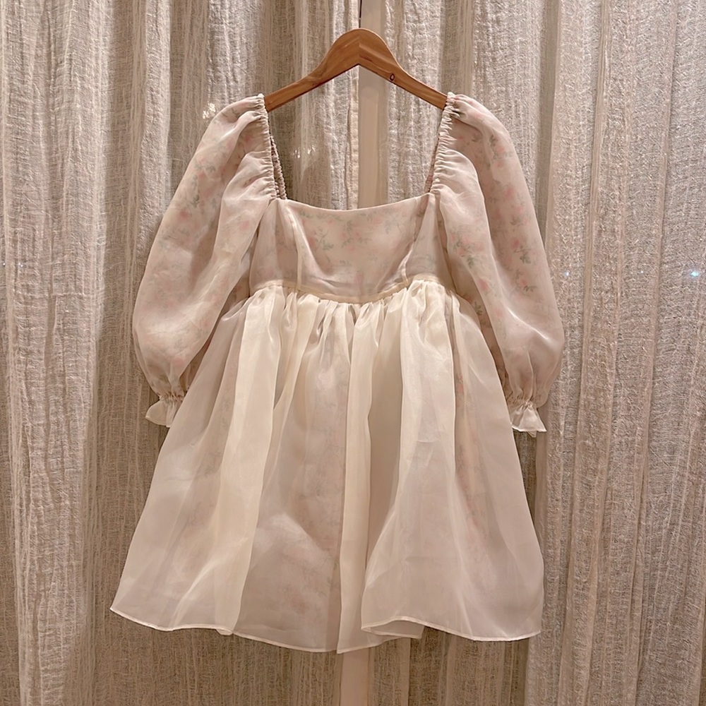 COPY - Selkie - The Puff Dress Heritage Rose S(6)